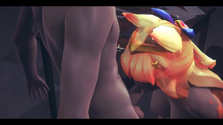 HentaiTubes: Lol Hentai - Ahri Star Guardian Blowjob - Japanese Asian Manga Anime...