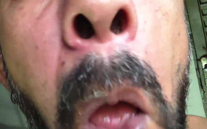 Stink HairyMale: Ejaculare pe piciorul meu, de aproape unele părți ale corpului...