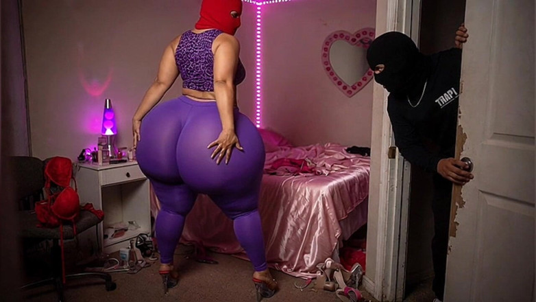 Animate golden: Une grosse belle-mère danse et trémousse son énorme cul dans un...