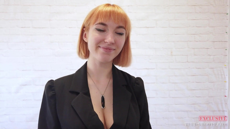 Test-Shoots: Redhead Big Tits Teen Lilly Mays Nude Video Casting Interview