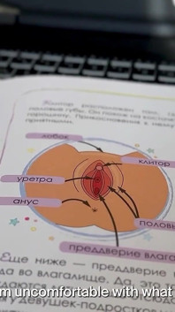 The Stepmother Prepared the Stepson for the Exam on the Structure of the Female Genital Organ