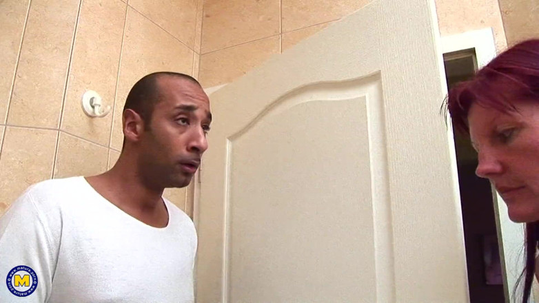 Mature NL: Deep Throat Cock Sucking on a Public Toilet