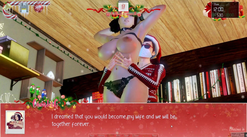 Cumming Gaming: Unlimited Christmas [Xmas Hentai porn play] ตอนที่ 7 - เสียวรูตูดคุณครูแน่นๆ ด้วยนิ้ว
