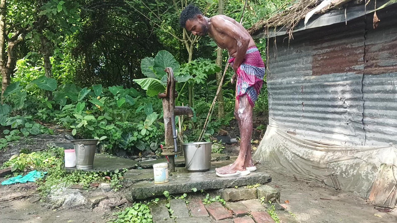 Ranjit Roy: India madura ducha abierta - lugar estilo indio