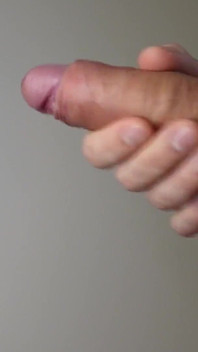 Extra Thick White Cock Produces Extra Big Cumshot