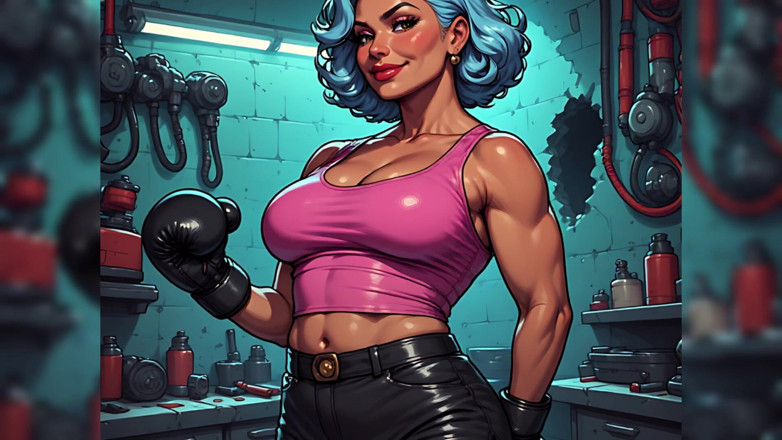 AI Porn: Seksi kadınlar boxercise art