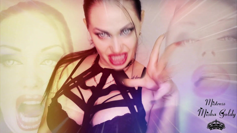 Goddess Misha Goldy: 私の唇はあなたの心の中を貫き、あなたからすべてを奪うでしょう