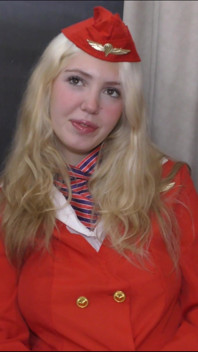 Spanish Air Hostess Claudia Garcia Take BBC