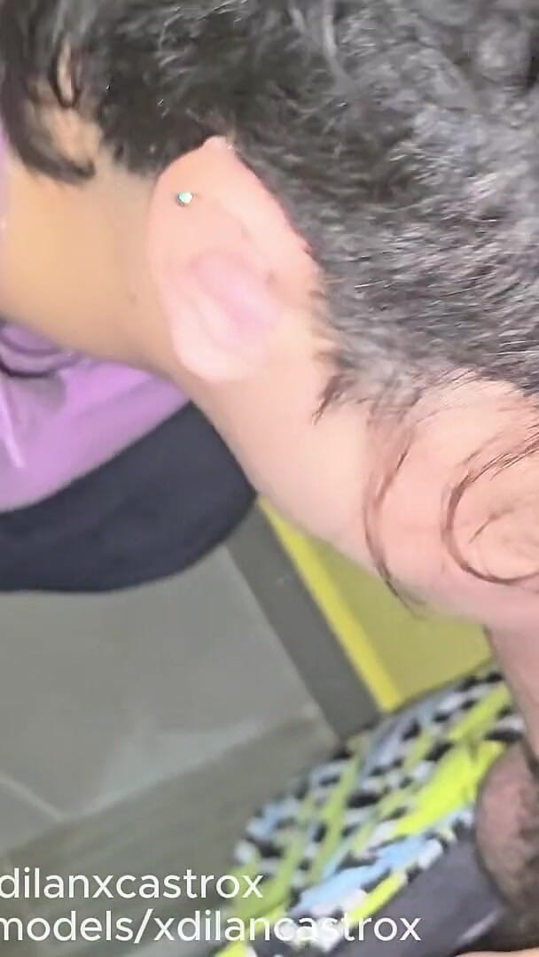 Cute Twink Gets Fucked Bareback by Straight Guy on the Stairs of His Building (Dilan Castro)