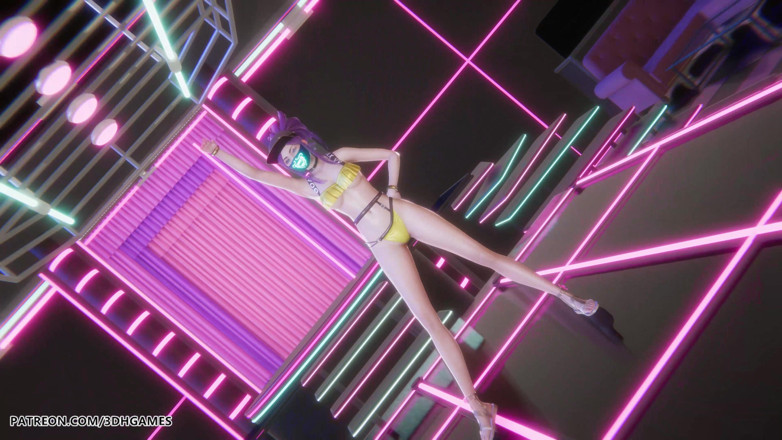 3D-Hentai Games: Mmd Hwasa - Na - Akali Sexy Striptease League of Legends Hentai...