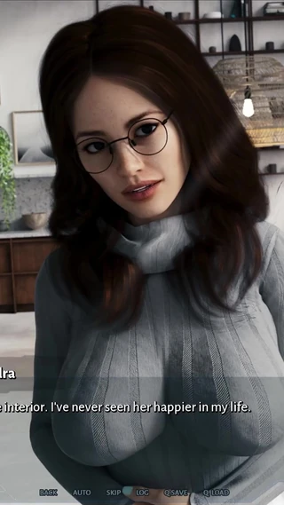 Porny Games: Cybernetic Seduction by 1thousand - Workplace Sex, Hot Bartender Rides It Well (3)