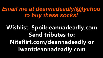 Deanna deadly: Socken-verlierer verweigerte ein wichsen