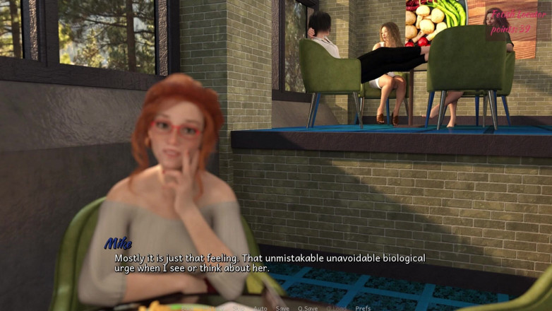3D Cartoon Porn: Localizador de fetiche 8 - Kevin mira y acaricia mientras Chloe se...