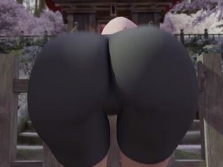 Velvixian 3D: Sakura&#039;s Bike Shorts (no Sound)