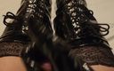 Jessica XD: Pvc-handschuhe, rock, stiefel - fetisch. Deine nutte bist du nicht, sag...