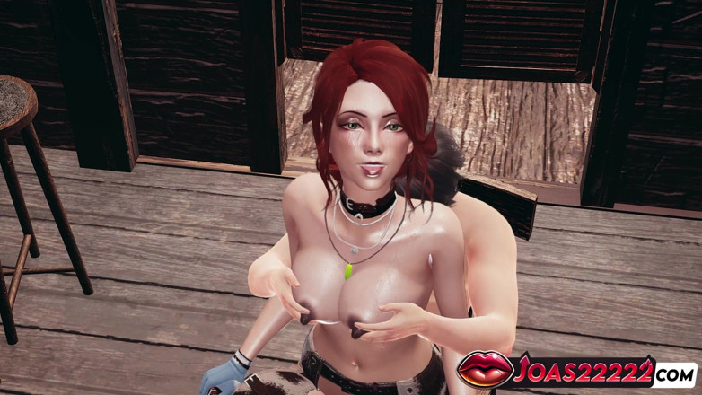 Joas22222: Hot Redhead Cowgirl Korryn Thighjob Fetish for Wet Pussy Intense...