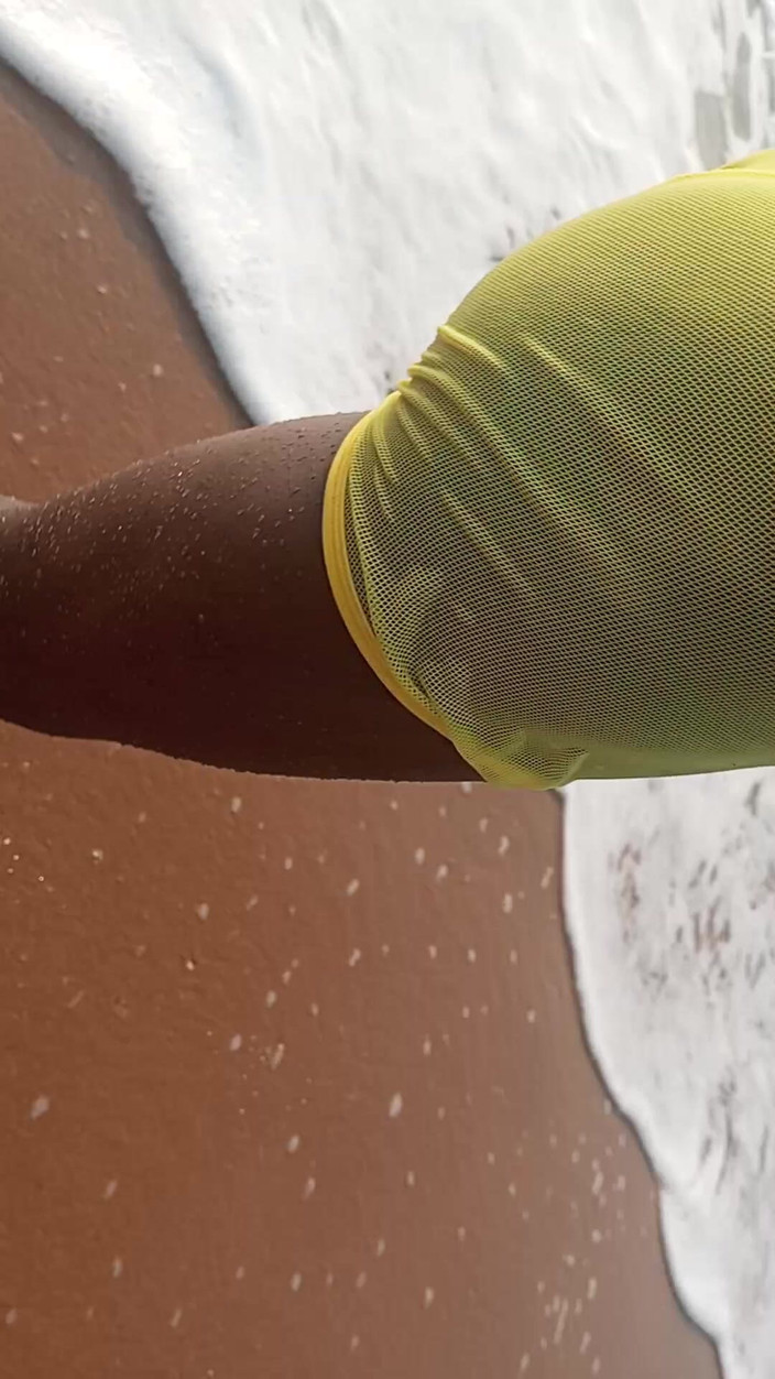 Dickass3x: Poprvé se bavíme na pláži Sám v Cotonou