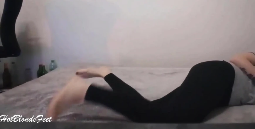 Miley Grey: She Is Playing with Her Legs - Miley Grey