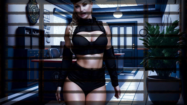 Goddess Misha Goldy: La patrouille de goons sans fin de l'officier Goldy