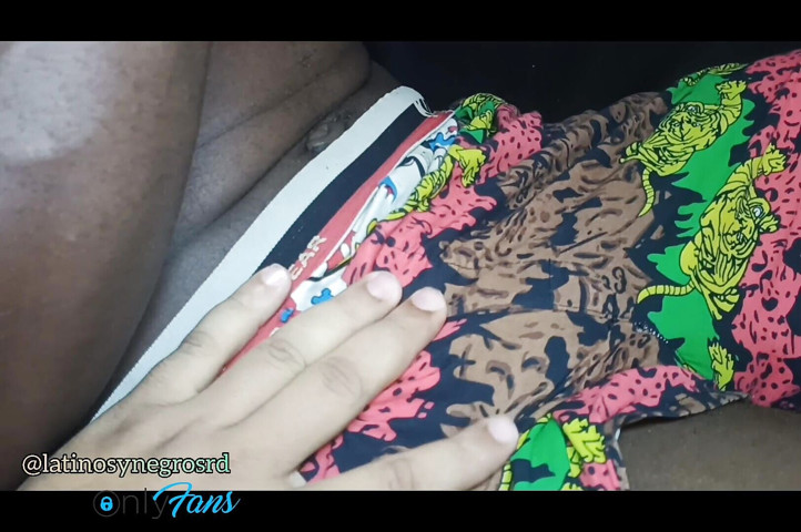 Touching rich thick and black Peni. (Dominicans)