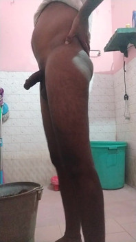 타밀어 10인치 흑인 대물 마사지 2일차