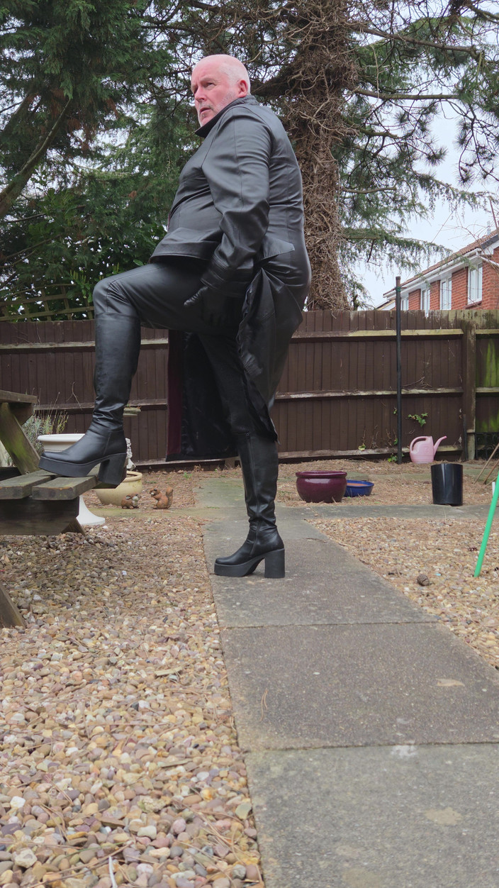 Leatherman63: 가죽 트렌치코트