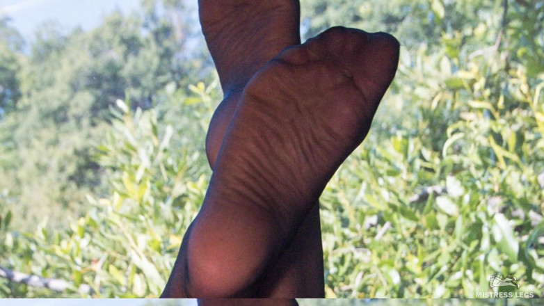 Mistress Legs: Exclusive Mistress Legs dance in black stockings