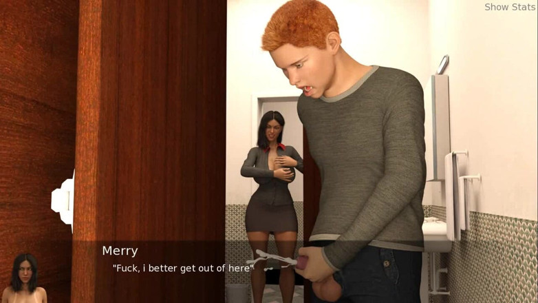 Dirty GamesXxX: Проект горячая жена: Сексуальная милфа застукала мужика, как он мастурбирует в туалете - эпизод 22