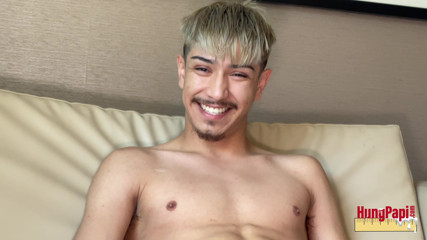 Hung Papi: Hung Papi Young Twink Big Uncut Cock Solo Jerk off...