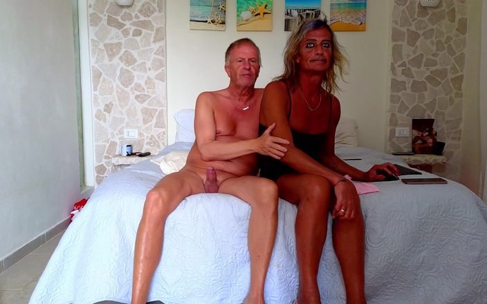 Gigi and David: Laatste live seksshow op stripchat, gigi en Dave, shemale en...