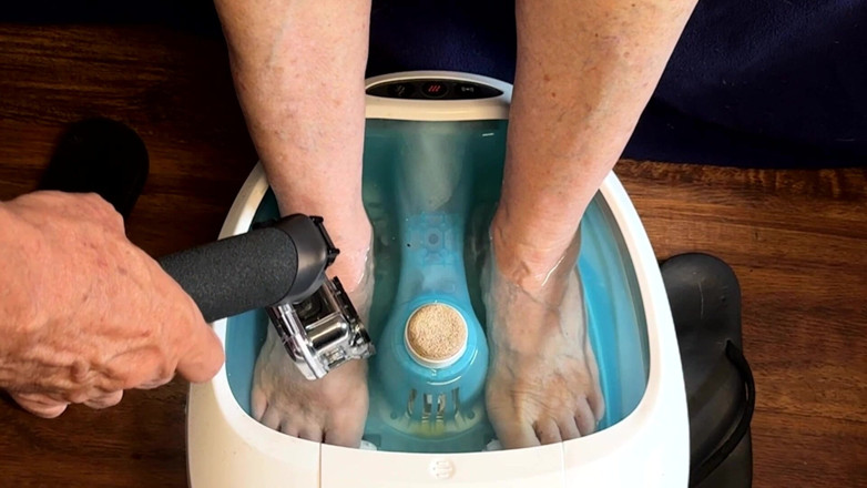 From this night: Footbath, Self Pedicure, Painting Nails, Footjob