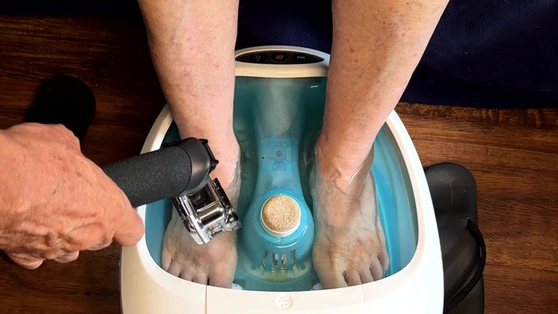 From this night: Footbath, Self Pedicure, Painting Nails, Footjob