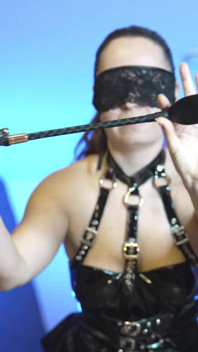 Cocksucker Cuckold in Chastity Pleasing Mistress