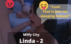 Mon garçon adore remplir la bouche de sa belle-mère avec une grosse dose de sperme - Notre week-end secret (Milfy City - Linda - 2/5)