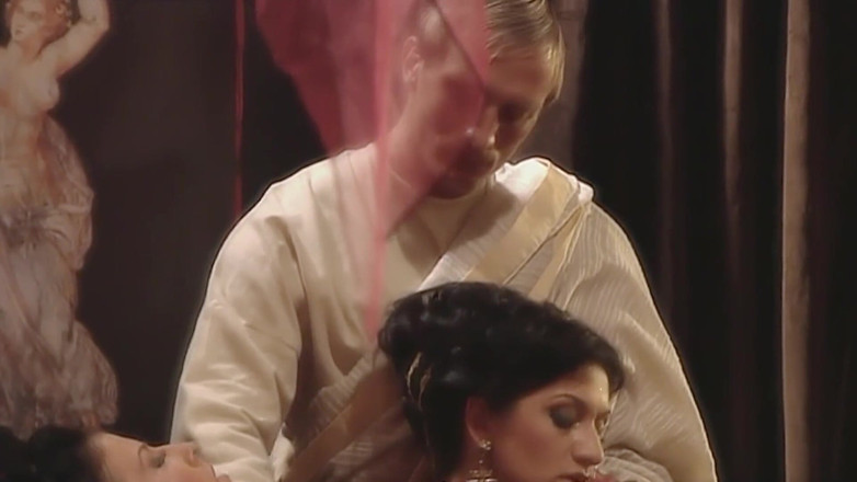 Antonio Adamo Film: Great orgy in ancient Rome. Double penetration.