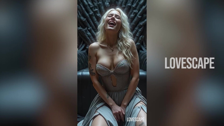 Lovescape: Daenerys Goddess Solo - ratu naga yang memancut mani melancap