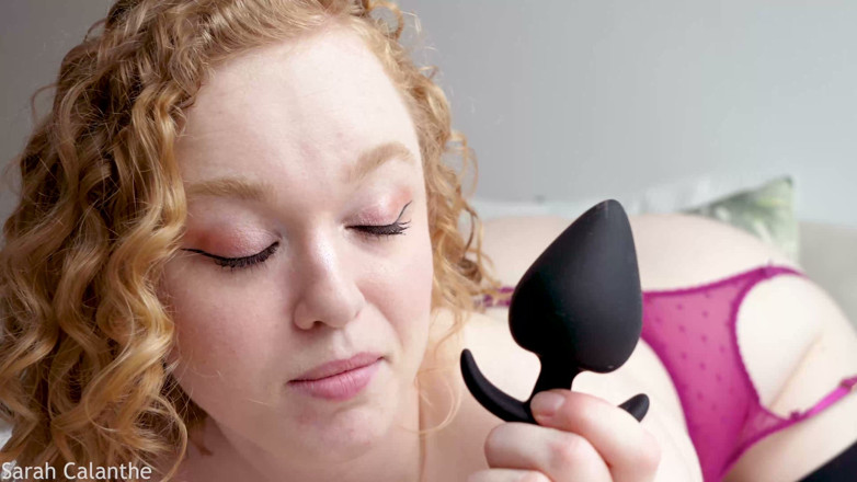 Sarah Calanthe: Butt Plug Play i palcówka mój dupek