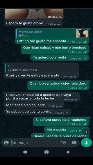 Mexicasero: Conversación con el jefe de mi amigo Oscar, la follaré...