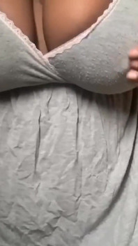 Rubbing My Pussy Squeezing Milking My Big Nipples