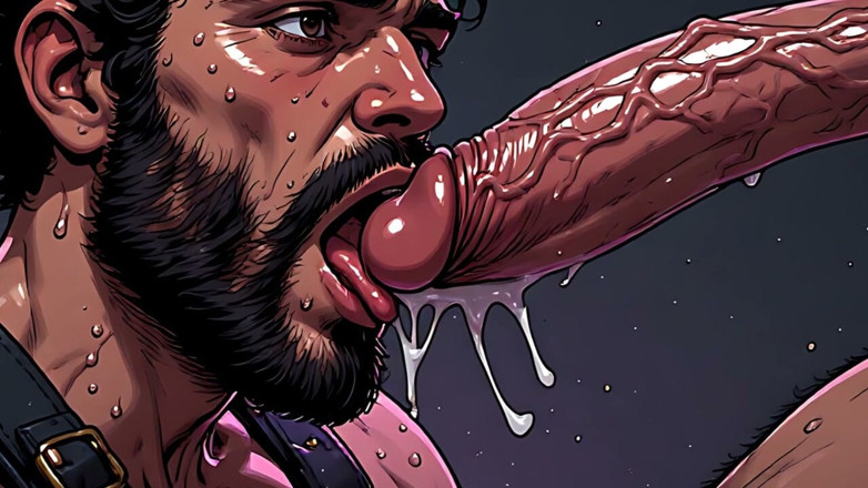 Erotic Man: Amantes de la polla con arneses de cuero