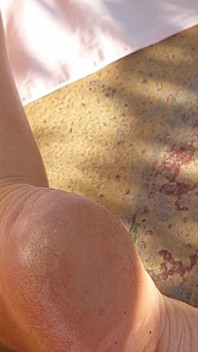 Sexy Blonde Wife Enjoys Foot Worship Naked Outdoors