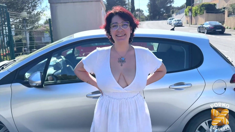 Porno Baguette: Mizaki, ein freches mädchen, wird von zwei schwänfen geknallt