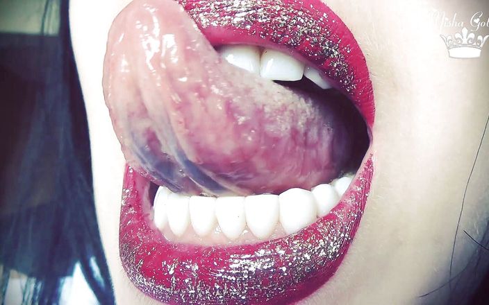 Goddess Misha Goldy: Inspirez mes expirements et adorez mes lèvres