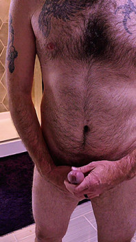 Quickie dans la salle de bain - coaching masturbatoire bisexuel