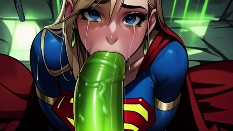 Spicy Toons: Supergirl Gets Gangbanged Again