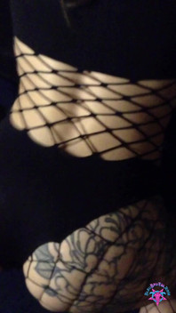 Ass Under Fishnet