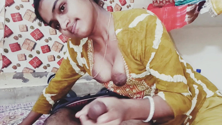 LateralChain349: Session 26. Desi ehefrau handjob &amp; blowjob für ihren ehemann