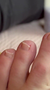 All Natural Long Toe Nail Fetish Video Closeup Toes Foot Feet