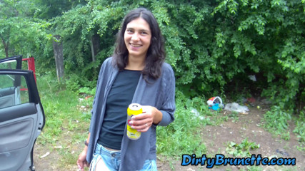 Dirty Brunette: baad men aautdor chudaee ke lie seksi kaale baal vaali...