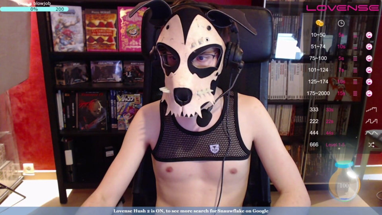 Snauwflake: Snauwflake heeft plezier op Chaturbate - deel 1